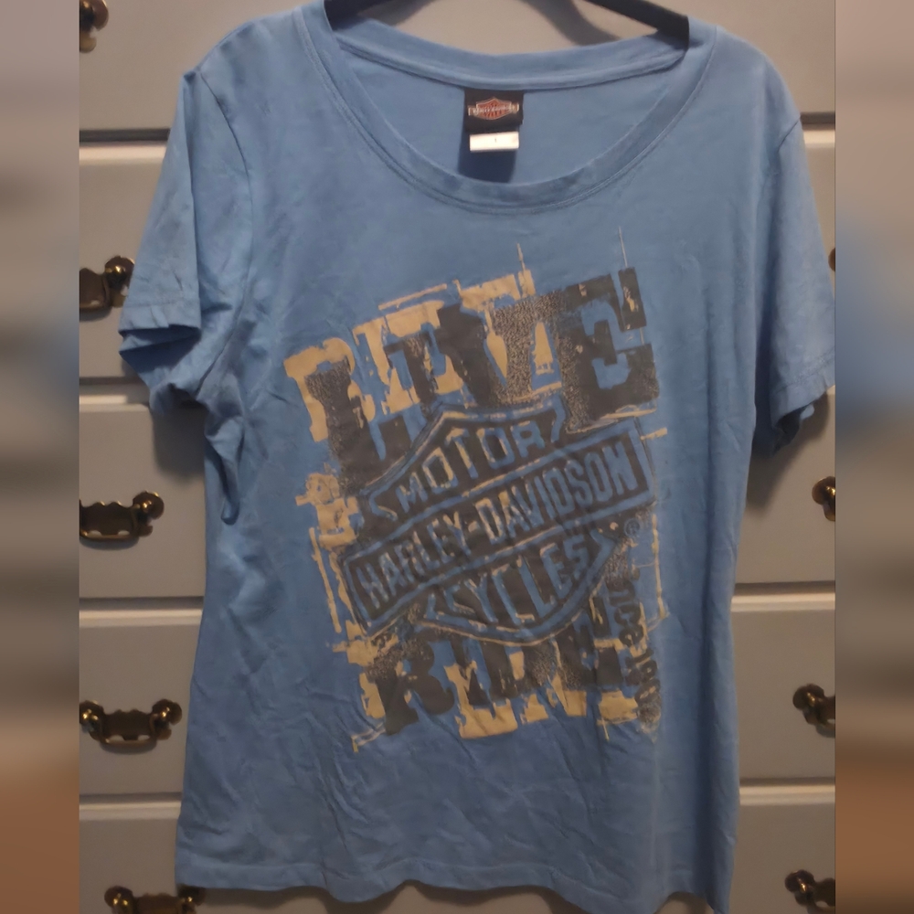 Harley-Davidson Blue Peterson's Key West Florida Harley